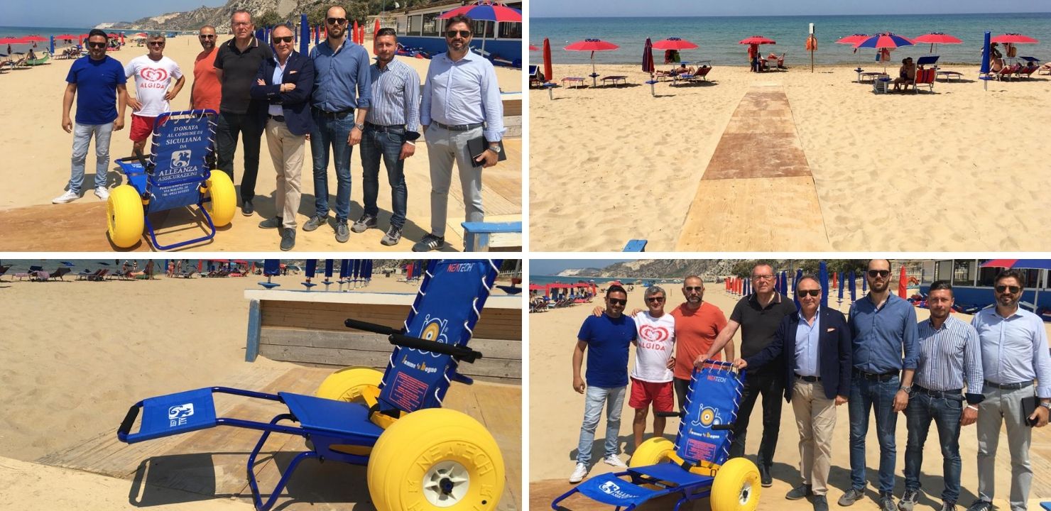 Sedie Job E Passerelle Le Spiagge Di Siculiana Marina E